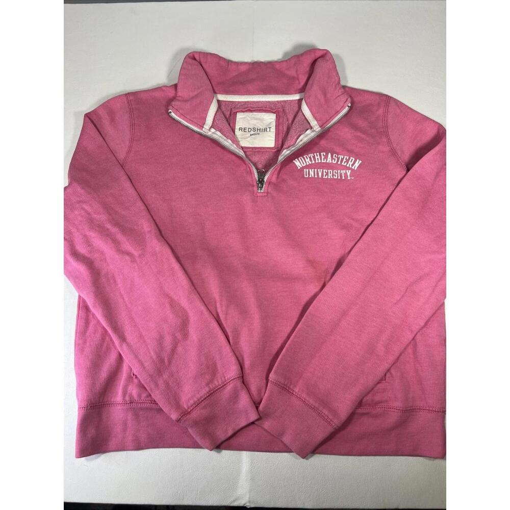 NORTHEASTERN UNIVERSITY PULLOVER PINK MEDIUM